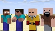 Help Herobrine Move Block VS Noob VS Notch VS Saitama