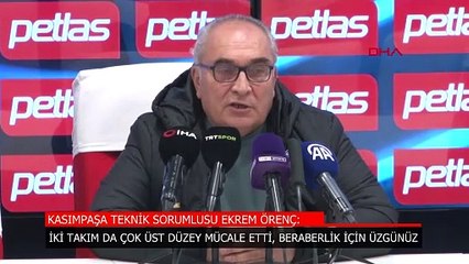 Ekrem Örenç, Rizespor maçı sonrası konuştu: Mücadele dozu yüksekti ama seyir zevki düşüktü