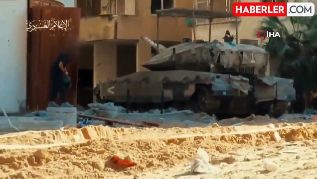 Hamas, İsrail tankına saldırı düzenledi