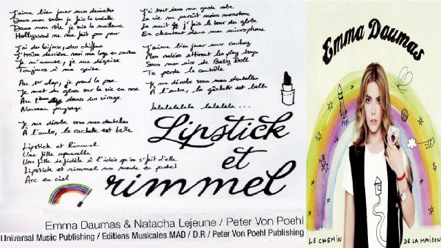 EMMA DAUMAS — Lipstick et Rimmel – Emma Daumas & Natacha Lejeune / Peter Von Poehl | Emma Daumas – Le chemin de la maison