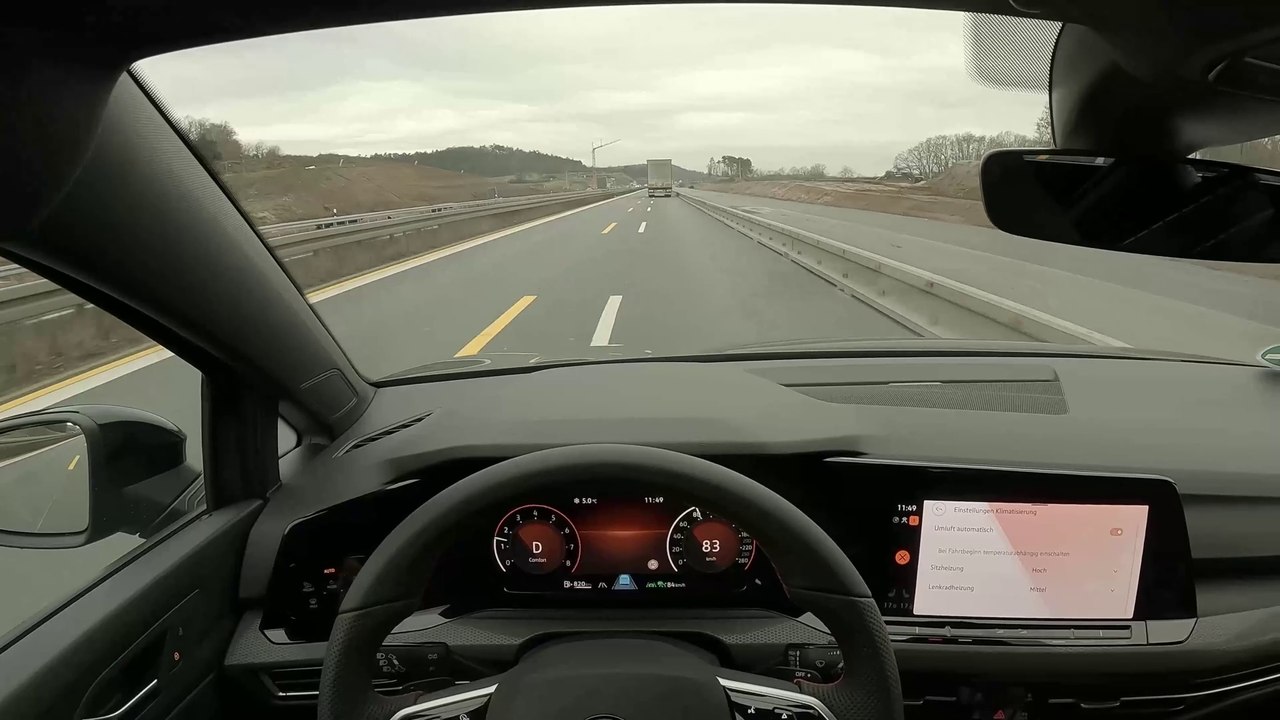 POV Überführungsfahrt VW GOLF GTI 2023 | Nürnberg - Köln