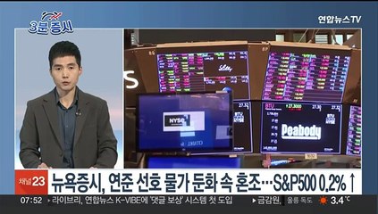 Descargar video: [3분증시] 뉴욕증시, 연준 선호 물가 둔화 속 혼조…S&P500 0.2%↑ 外