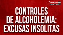 Controles de alcoholemia: las excusas más insólitas