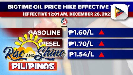 Big-time oil price hike, epektibo ngayong Martes