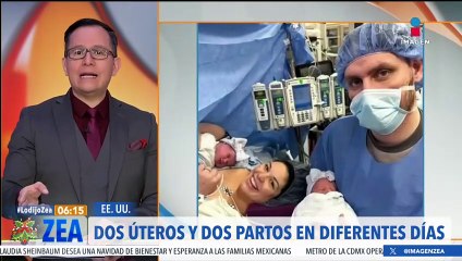 Mujer sorprende al dar a luz a dos bebés pero en diferentes días