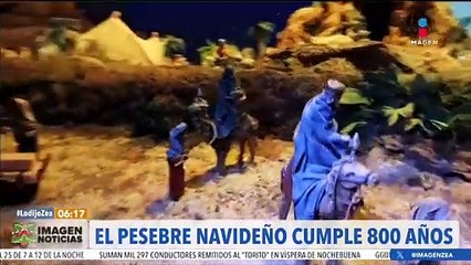El pesebre navideño cumple 800 años de existencia