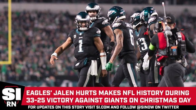 Jalen Hurts Makes NFL History In Win Against New York Giants