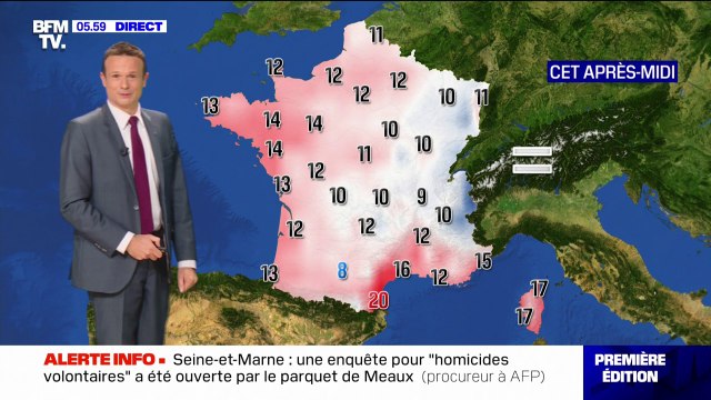 Une journée assez contrastée avec de la pluie dans le Nord, et du soleil dans le Sud, et des températures comprises entre 8°C et 20°C... La météo de mardi 26 décembre