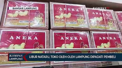 Libur Nataru, Toko Oleh-Oleh Lampung Dipadati Pembeli