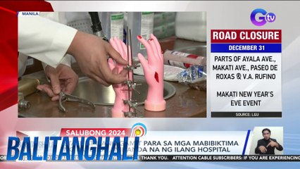 Staff at ilang gamit para sa mga mabibiktima ng paputok, inihanda na ng ilang hospital | BT