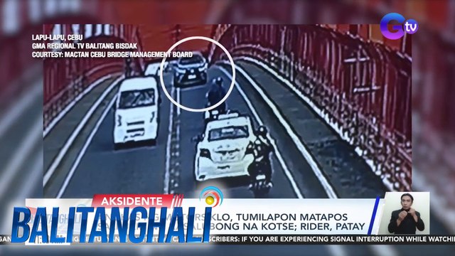 Angkas ng motorsiklo, tumilapon matapos salpukin ng kasalubong na kotse; rider, patay | BT