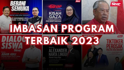 [IMBASAN 2023] Program temu bual terbaik sepanjang 2023