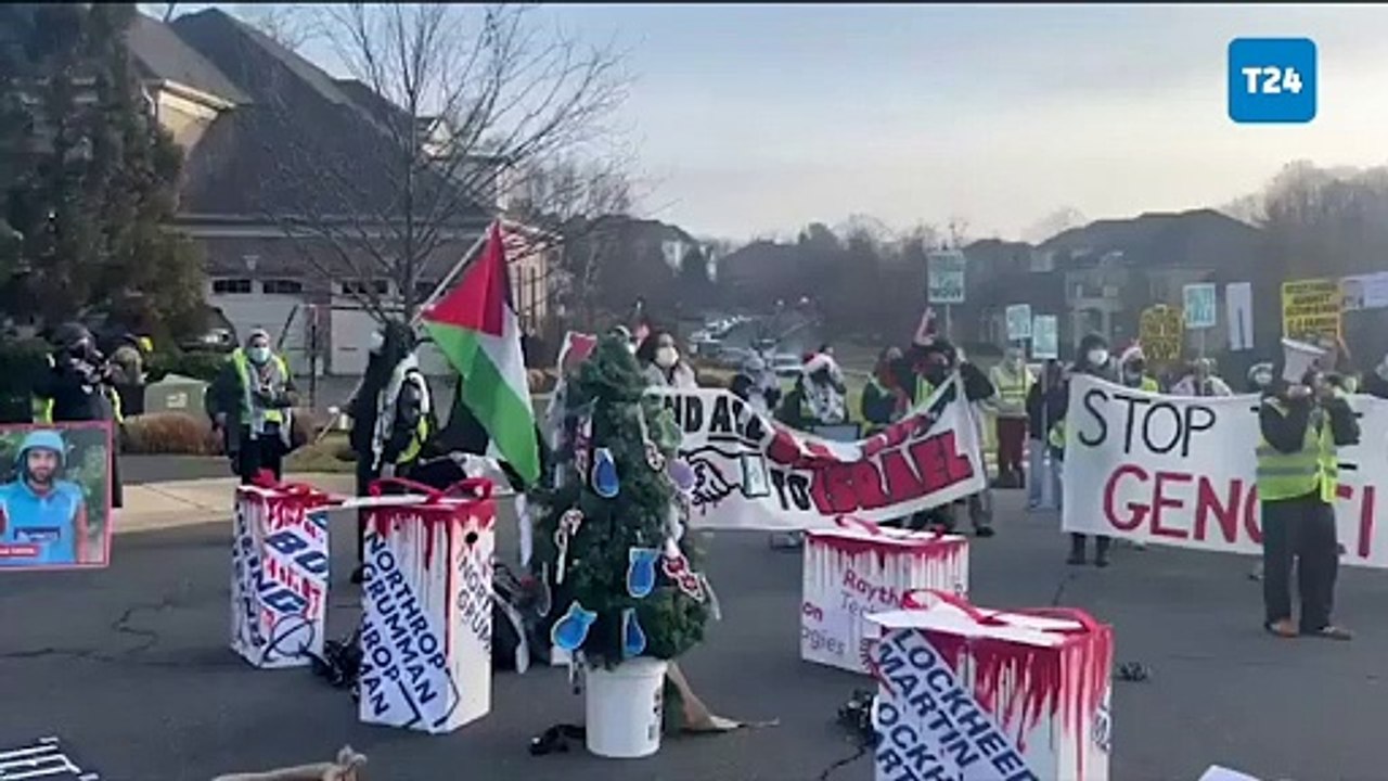 ABD Savunma Bakanı ve Ulusal Güvenlik Danışmanına Noel günü Gazze protestosu