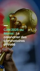 CAN 2025 au Maroc : Le calendrier des éliminatoires dévoilé