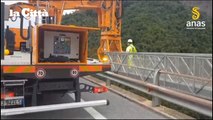 Le verifiche dell'Anas sul viadotto 