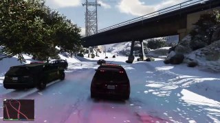 Stolen Phoenix Pursuit In The Snow (GTA 5 LSPDFR)