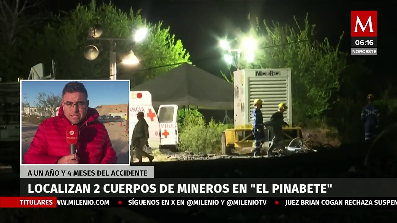 Localizan dos cuerpos de mineros en "El Pinabete"