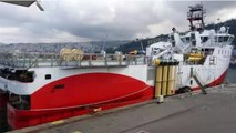 Karadeniz'deki petrol aramaları için Barbaros Hayreddin Paşa gemisi gün sayıyor