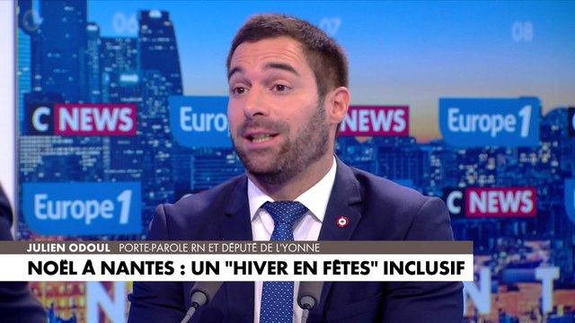 Julien Odoul : «On a envie de pulvériser notre identité, notre patrimoine, ce que nous sommes. Noël appartient à tous les Français»