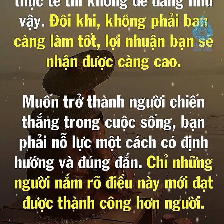 Sống ở đời phải biết đủ, đừng cái gì cũng tham quá hoá ra không tốt cho mình