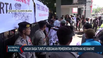 Download Video: Unjuk Rasa Ampera Sulsel, Tuntut Kebijakan Pemerintah Berpihak Ke Rakyat