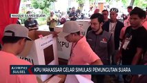 KPU Makassar Gelar Simulasi Pemungutan Suara dengan aplikasisirekap