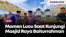 Momen Lucu Prabowo-SBY Dan AHY Tukar-tukar Posisi Saat Foto Bareng Di Masjid Raya Baiturrahman Aceh