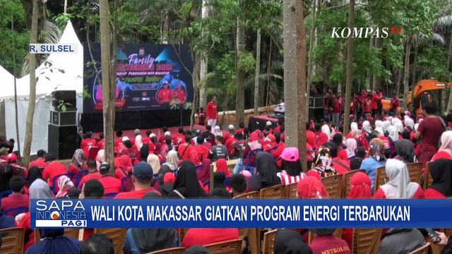 Family Gathering Wali Kota Makassar Ajak ASN Gunakan Energi Terbarukan hingga Netral di Pemilu