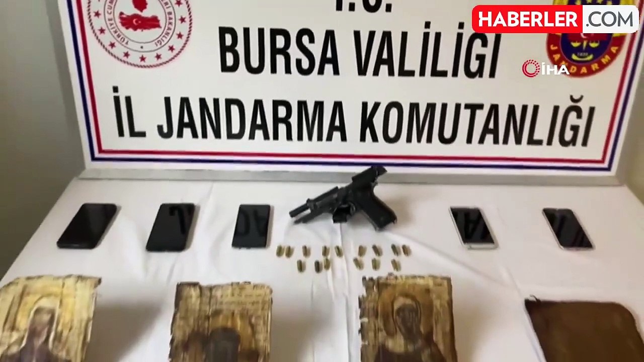 Bursa'da Yakalanan Tarihi Eser Kaçakçıları