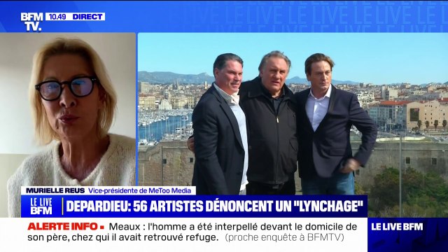 On peut minimiser les attitudes de Gérard Depardieu mais il y a une méconnaissance profonde sur les violences : Murielle Reus (MeToo Media) réagit à la tribune en soutien à l'acteur