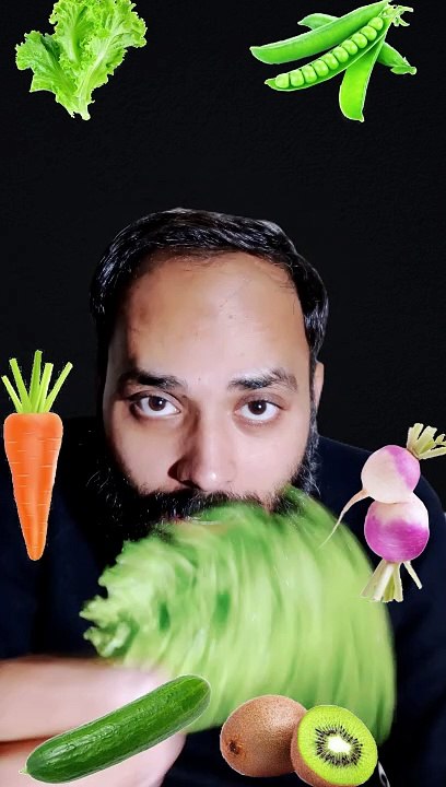 Random Green food MUKBANG #shorts #asmr #funny #asmrfood