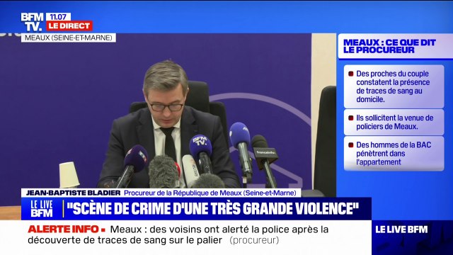 Cinq corps retrouvés à Meaux: La mère et les deux fillettes ont été victimes d'un très grand nombre de coups de couteaux