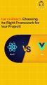 Vue vs React Choosing the Right Framework for Your Project #VuevsReact #JavaScriptFrameworks #appsdevpro