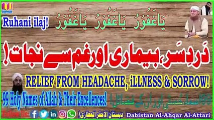 Dard e Sar Bemari Or Gham Say Najat | Relief From Headache illness & Sorrow | Muhammad Tariq Rashid