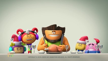 Christmas Cartoons for Kids - Santa Gets a Little Stuck & More Xmas Funny Videos