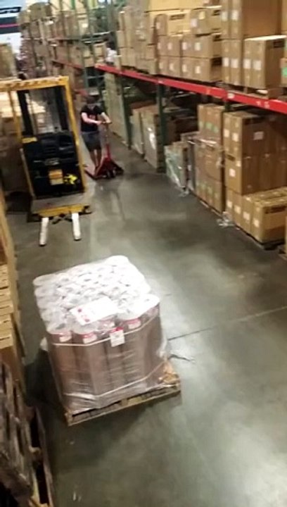 Drift avec un transpalette