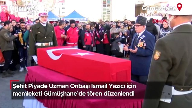 Şehit Piyade Uzman Onbaşı İsmail Yazıcı ve Şehit Piyade Teğmen Ramazan Günay için memleketlerinde tören düzenlendi