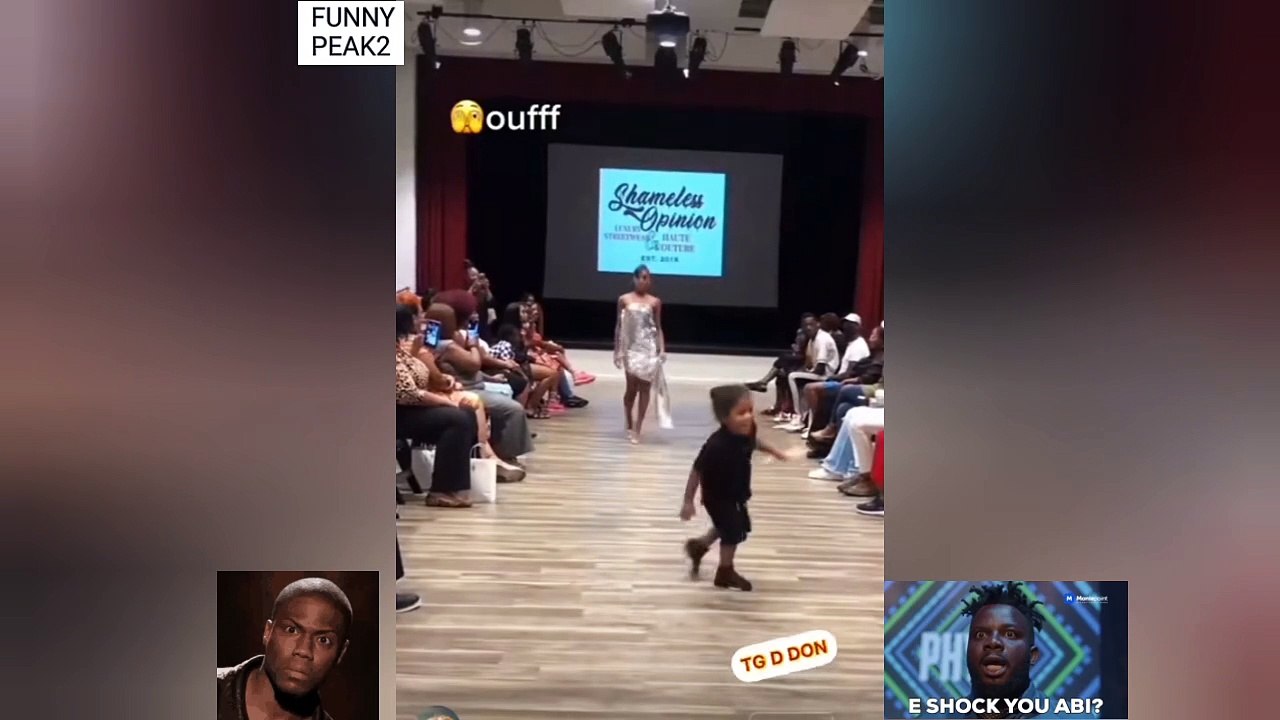 Baby Girls Runs Into Fashion Show Way