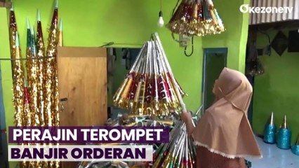 Mendekati Pergantian Tahun, Perajin Terompet di Bali Banjir Orderan