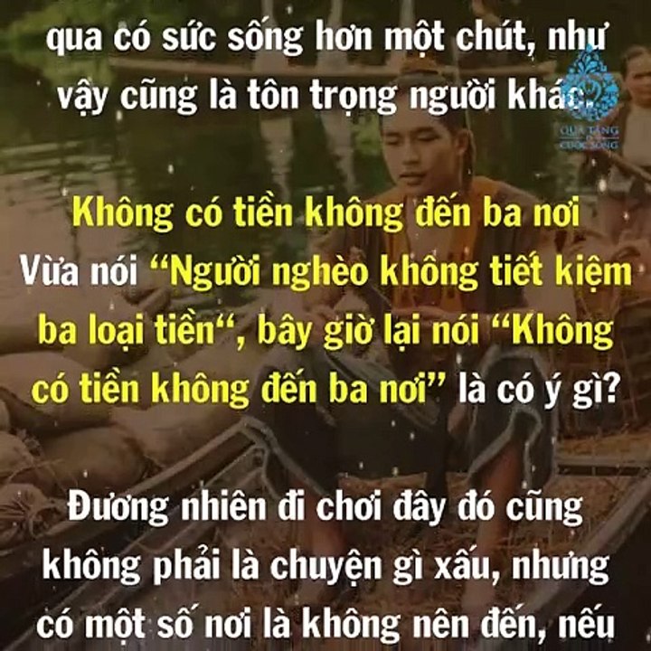 Lúc còn nghèo có 3 loại tiền đừng bao giờ nên tiết kiệm..!