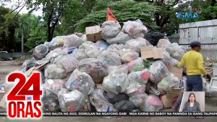 Gabundok na basura, nakolekta sa Luneta kasunod ng dagsa ng mga namasyal nitong Pasko | 24 Oras