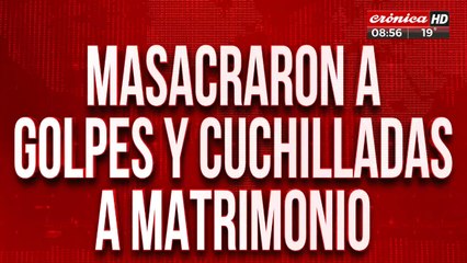 Salvaje doble crimen: mató a golpes y cuchilladas a papá y a su madrastra