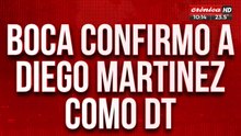 Boca confirmó a Diego Martínez como nuevo DT