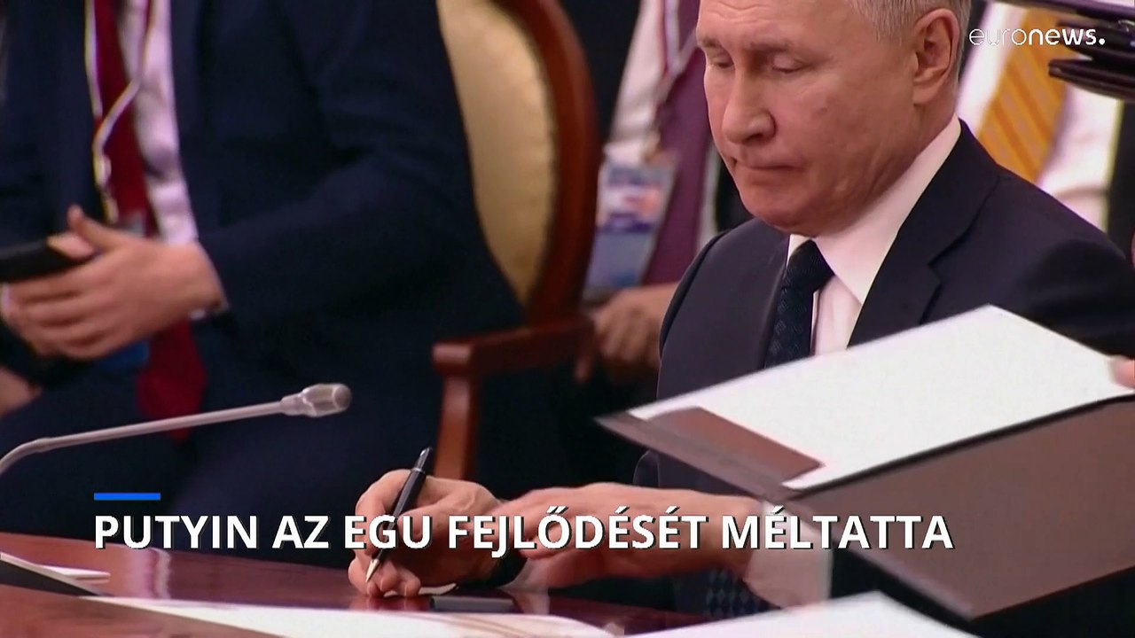 Rövidhír: Putyin az Eurázsiai Gazdasági Unió gazdasági fejlődését méltatta