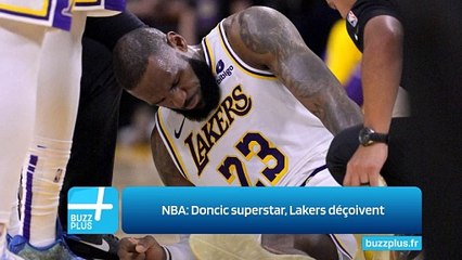 NBA: Doncic superstar, Lakers déçoivent