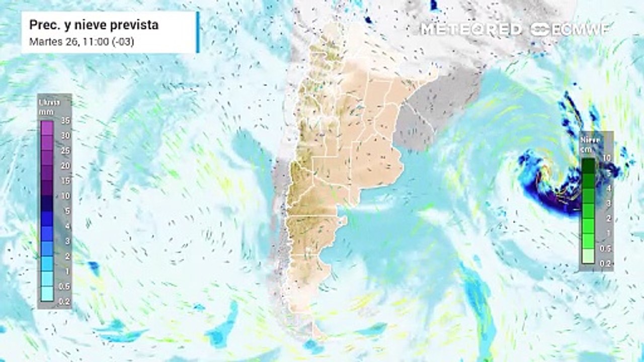 Evolución de las precipitaciones