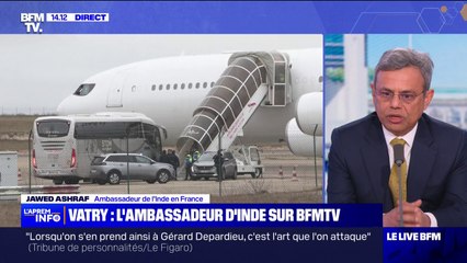 Vatry: l'ambassadeur de l'Inde en France affirme que "les passagers vont bien, ils sont arrivés à 3h du matin heure indienne"