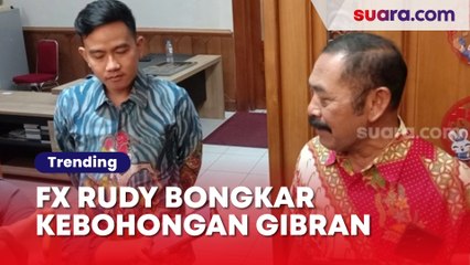 Politisi PDIP FX Rudy Bongkar Kebohongan dan Kinerja Gibran Selama Jadi Wali Kota Solo