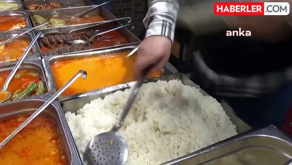 Edirne'de lokantasında düşük fiyat uygulayan esnaf