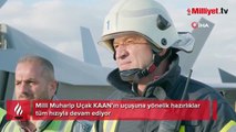 KAAN’ın uçuşuna yönelik hazırlıklar tüm hızıyla devam ediyor